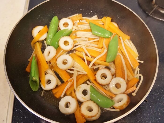 めんつゆ使用なので味の失敗がありません♪