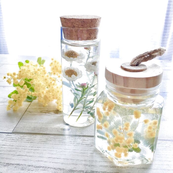 流し込むだけ♪カンタン可愛いハーバリウム☆