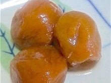 炊飯梅シロップの梅をリメイク*減塩梅干し風(塩分10%)