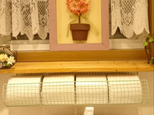 100均万歳!シンデレラサイズのトイレットペーパーホルダー&置き場所♪