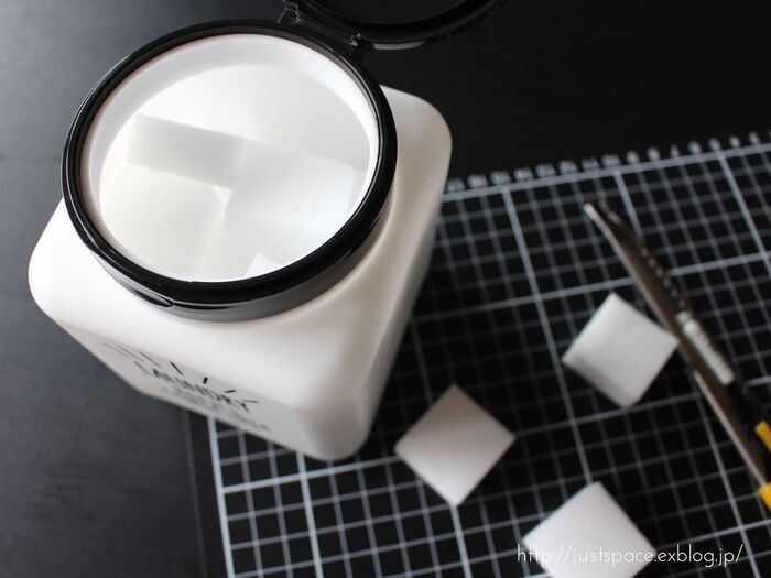 半分サイズならササっと掃除してポイっ!