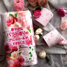 バラ好きさんにお勧め~バラの香りとプリントがエレガントなトイレットペーパー