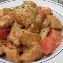 新じゃがホクホク♪ 鶏むねとじゃがいものごま味噌炒め