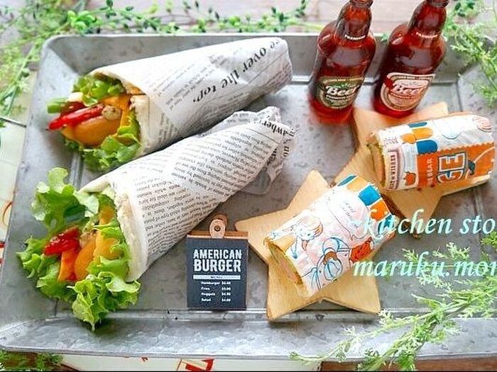 食パンで簡単!ピザ味の『トルティーヤ風ラップロール』