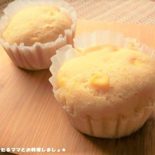 ホケミで簡単★味噌コーン蒸しパン