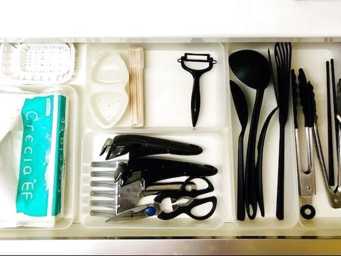 サイズ違いを組み合わせて。