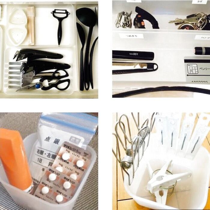 整理ボックスは地味にデキる!使い方いろいろ♪