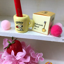 プチ可愛い♡スヌーピーのマグ型ハブラシスタンド♡