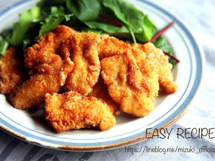 ♡揚げずに簡単♡ささみの香り揚げ♡【#唐揚げ#お弁当#時短#節約】