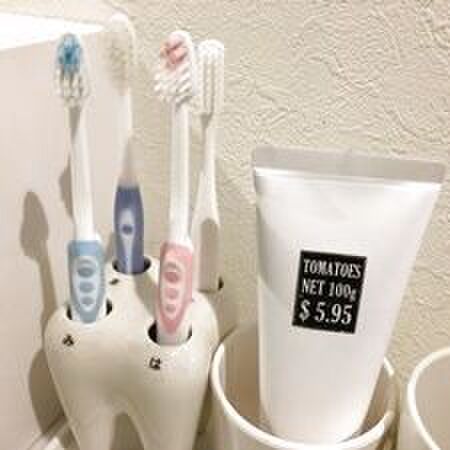 【制作時間10分!アイテム2つ】モノトーン歯磨き粉カバーの作り方