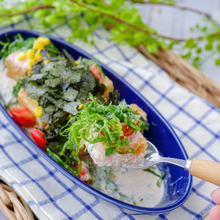 揚げずにカリサク洋風揚げ出し「揚げ出し厚揚げ明太ソース」