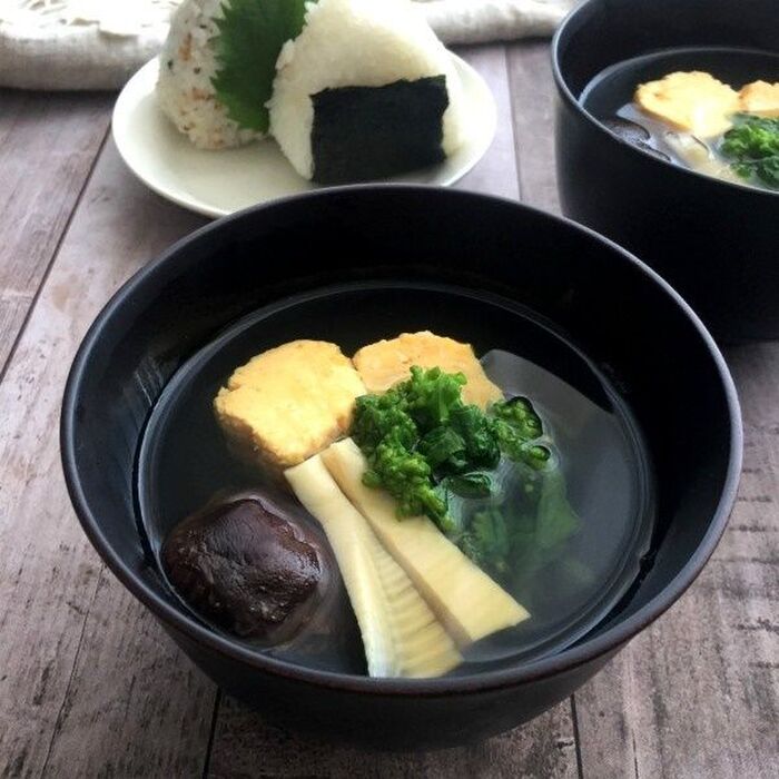 おうち料亭!しめ卵のお吸い物