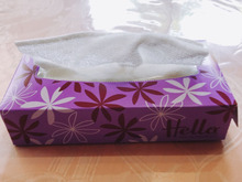 材料費0円。ボックスティッシュに古タオルを入れてちょい拭き❣️