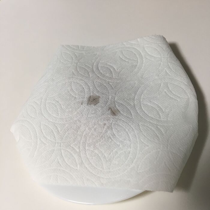 温め終わってレンジから出したところ