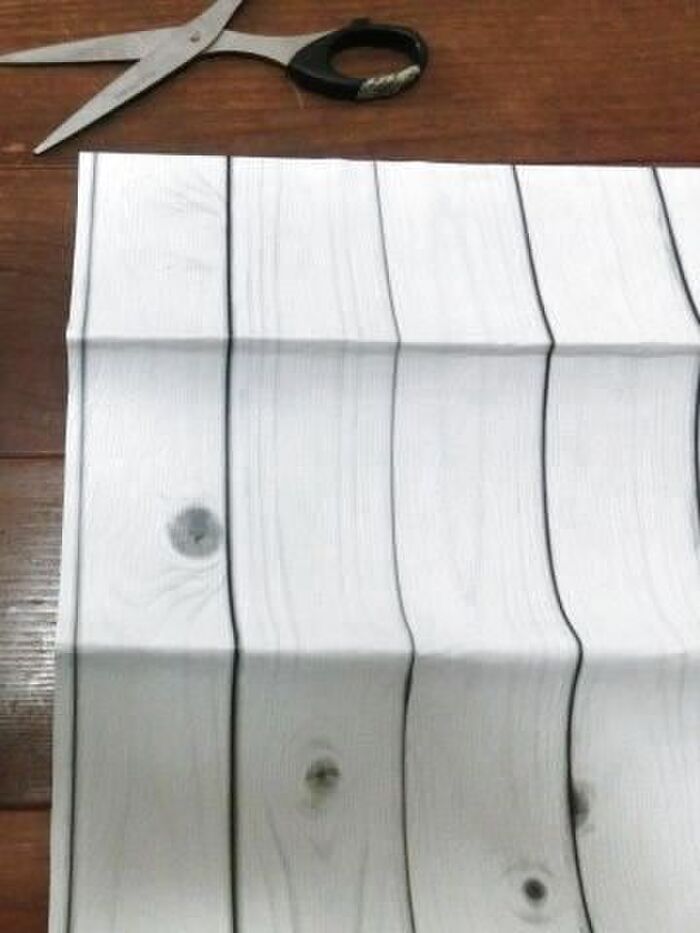 リメイクシートの折りジワ、気になります!