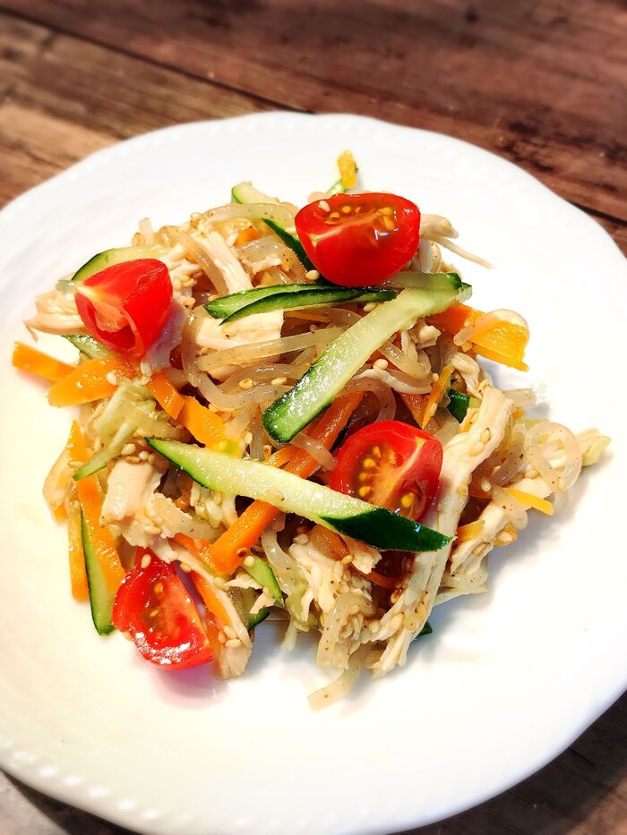 糸こんにゃくでヘルシー中華サラダ☆作り置きにも♪