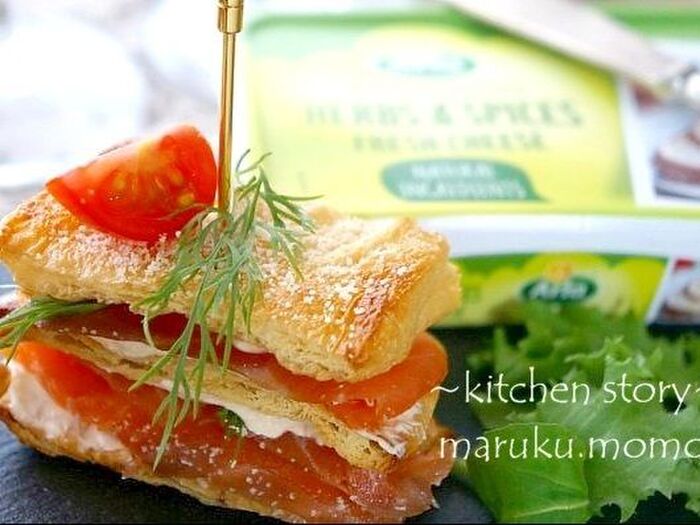 9.トマトを飾る。