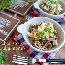 オリーブオイルが合うんです♪和蕎麦を和蕎麦で食べない日のサラダ♪