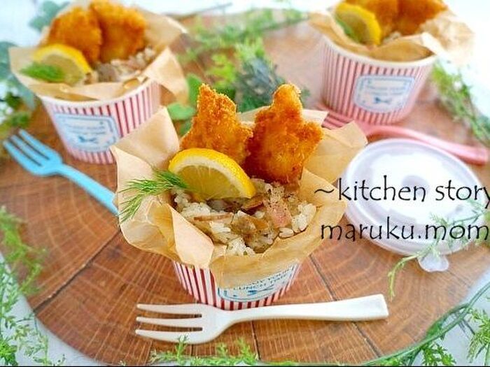 市販のパスタソースで♪ボンゴレ・ビアンコ風の炊き込みご飯『デリボックス』