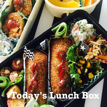 前日ちょこっと準備で、朝☀焦らない?ライスコロッケ弁当