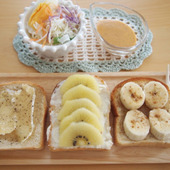 スイーツトーストでゆったりパン時間