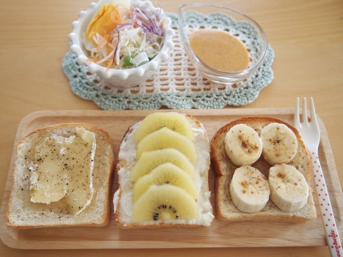 スイーツトーストでゆったりパン時間