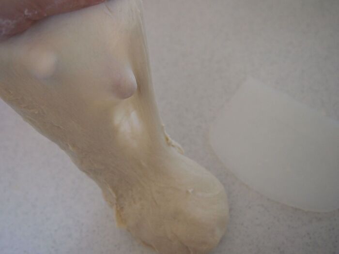 ④1次発酵させます