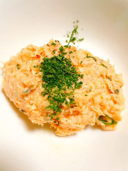サーモンのリエット