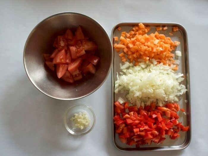 1 材料を切ります。