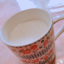 あっと言うまにキウイのラッシー♬