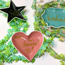 セリア♡キュートなフォルムの〜ラブリー♡豆皿♡