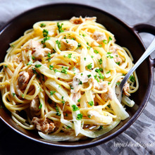 ♡チーズdeこく旨♡ツナのクリームパスタ♡【#生クリーム不要#簡単#節約#麺】