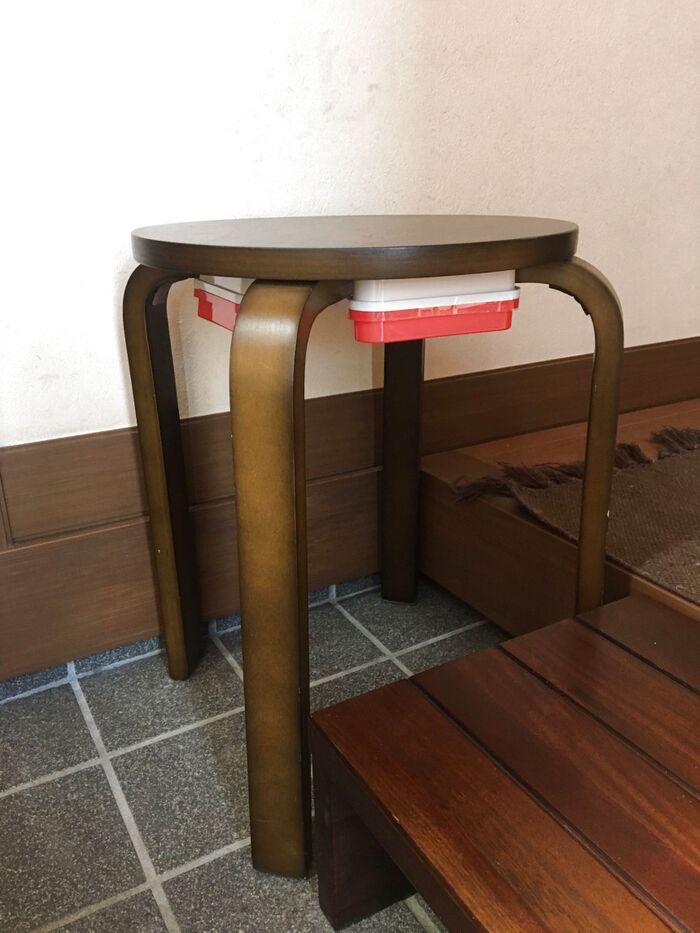 ワンアクションで靴磨き