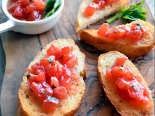 イタリア常備菜❤ケッカソース♥トマトのブルスケッタ♥トマトの湯剥き方法付