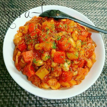 レンジ併用で時短簡単*子どもが喜ぶ!鯖缶ポークビーンズ