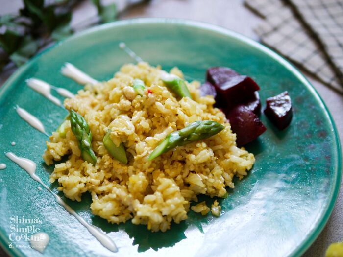 【超時短・火を使わないレシピ】お弁当にも！GWのお昼ご飯にも！５分で作れる！レンチン♡チャーハン