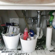 我が家の洗面台下収納!見栄えはしない?!ザックリ・ゆるり~ん・楽ちん収納!