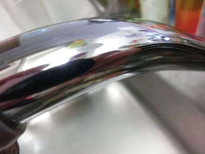 台所水道の蛇口はピカピカに