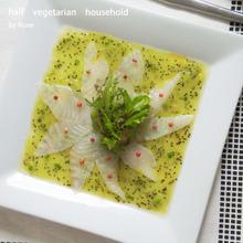 買ってきたお刺身に♡フルーツソースで喜ばれ魚レシピ♡