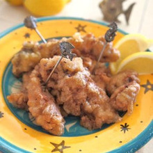 ちょっと甘い無色炭酸水de白身魚のサクサクオーバーコート