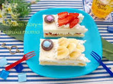 食パンで作る♪こいのぼりのスイーツサンド