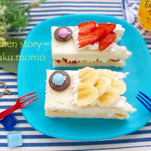 食パンで作る♪こいのぼりのスイーツサンド