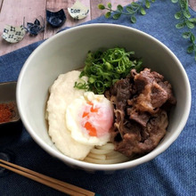 丸亀製麺の牛とろ玉うどんを作ってみました~!