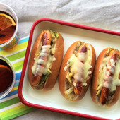 週末のランチにぴったり! キャベツたっぷり入りカレーホットドッグ