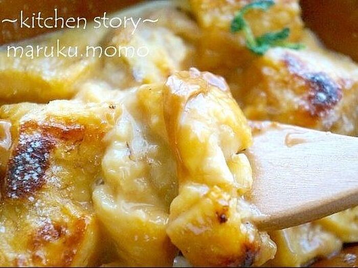 6.仕上げのキャラメルが香ばしくトロトロ