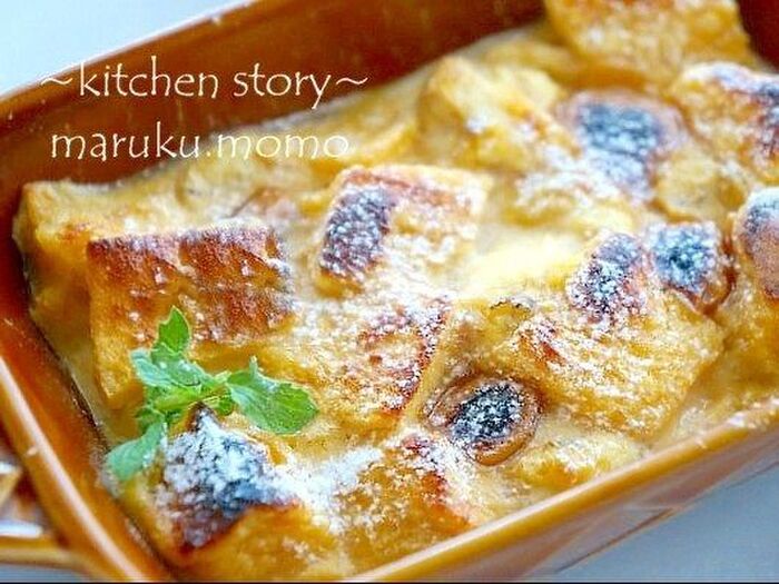 お菓子のキャラメルで作る♪キャラメルバナナのフレンチトースト♪&お花のある生活