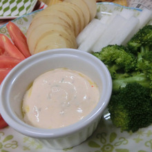 クリームチーズと混ぜるだけ☆ 味噌で和風バーニャカウダ