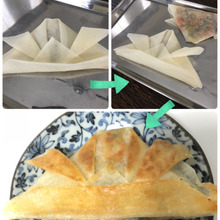【試してみた】発想の転換!具を最初に入れちゃえば途中で型崩れの心配ナシ♪な かぶと春巻きの折り方