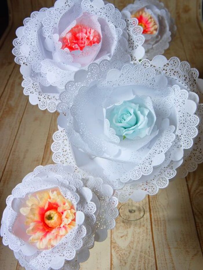Sweet♪ときめきラッピング♪ **1輪のお花をジャイアントフラワー風に包んじゃおう~編**