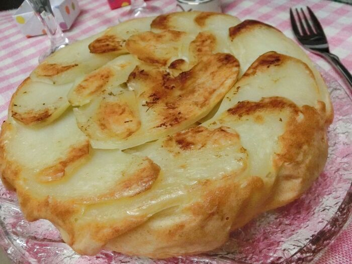 見た目だけタルトタタン☆ フライパンで野菜と魚のケ―クサレ